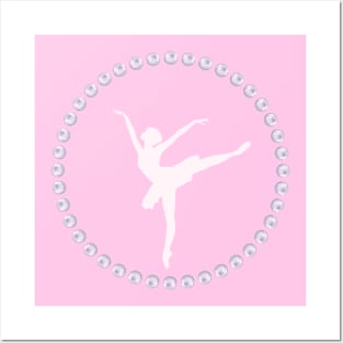 Ballerina Summer Pink Posters and Art